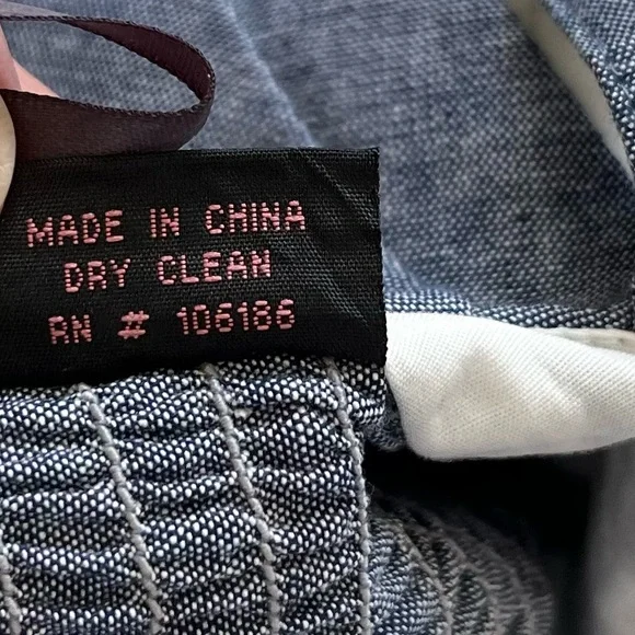 TRASHY DIVA NWT by Candice Gwinn Lena Chambray Blouse Size 8 Pin Up Rockabilly - Picture 5 of 7